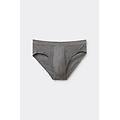 slip in cotone superior uomo grigio scuro taglia 6
