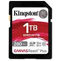 technology 1tb canvas react plus sdxc uhs-ii 280r/150w u3 v60 for full hd/4k (sdr2v6/1tb)