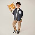 pantalone in gabardina da bambino beige taglia 6