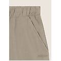 pantaloni wide leg in cotone navetta con ricami sangallo irish cream direct dyed donna extra large