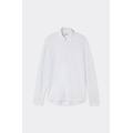 camicia piquet in soft silk uomo bianco taglia m