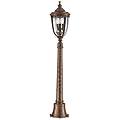 lighting paletto luminoso da esterno medio a 3 luci bronzo britannico ip44 e14