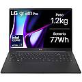 gram pro 16z90sp notebook 16 oled 2. 8k (2880x1800) intel core ultra 7 155h 16gb ram 1tb ssd
