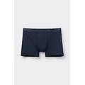 boxer in cotone mercerizzato filo premium con logo uomo blu taglia 4