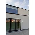 applique led moderno da esterno elara grigio ip44 con sensore di movimento con regolazione di