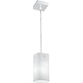 luce ambiente design lampadario a sospensione square e27 da 60w in vetro &oslash; 12x110 cm