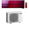 climatizzatore monosplit kirigamine style msz-ln 12000 btu msz-ln35vg2r ruby red inverter r-32 wi-fi