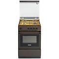 cucina gas sgk 554 gb n 4 fuochi a gas forno gas dimensioni 50 x 50 cm colore marrone serie smart