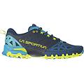 bushido 2 scarpe trail running uomo blue/green 41 5 eu