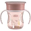 artsana perfect cup primo bicchiere per bambini 200 ml 12 mesi+ rosa
