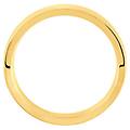 fede comoda leggera squadrata 4 mm oro giallo collezione fede leggera 750/1000 oro giallo