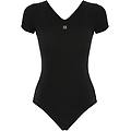 body a maniche corte in jersey stretch black donna small
