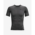 t-shirt heatgear compression manica corta grigio nero l