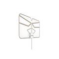 - antenna amplificata flexi-trasparente