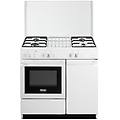 DELONGHI cucina a gas con forno sggw 854 n edm bianca l 86 x p 50 cm