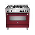 cucina amn965gvit piano cottura a gas zone 5 classe a+