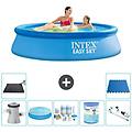 - piscina fuori terra in giro 244x61 cm blu include accessori coordinati a822