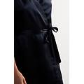 kimono in seta donna nero taglia s/m