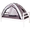 tenda da letto zanzariera 200x90cm rete di altissima qualità da 1mm argento