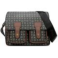 borsa donna heritage classic borsa nero +vit. marron