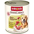 grancarno original 12 x 800 g adult manzo & coniglio con erbette