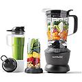 frullatore freddo e caldo combo grigio carbone include potente base da 1200 w 3 tazze in diverse