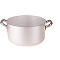 pentole casseruola alta in alluminio 3mm con due maniglie diam. 40cm
