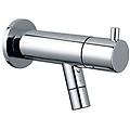 rubinetto per lavabo a parete minimale 02102 cromato ottone