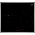 t66she4l0 piano cottura nero acciaio inox da incasso 60 cm piano cottura a induzione 4 fornello(i)