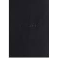 felpa slim fit con zip e collo alto in costina a strisce nero donna small