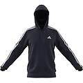 giacca con cappuccio essentials french terry 3-bandes full-zip