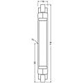 led asta r7s 117 6 mm 8w 827 slim line