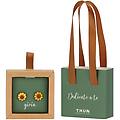 orecchini pin con girasole