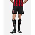 milan home 25-26 m pantaloncini calcio ufficiali uomo nero s