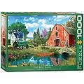 - puzzle da 1000 pezzi di il fienile rosso