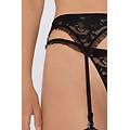 reggicalze romantic fantasy donna nero tamaño tu