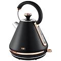 t10044rg cavaletto bollitore a piramide con filtro rimovibile 1 7 litri 3000 w colore nero e oro