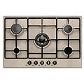 piano cottura gas 5 zone silver pc75 avena (75cm) sts85558