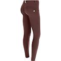 pantaloni push up wr. up 7/8 superskinny cotone organico french roast donna large