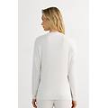 maglia manica lunga aperta davanti in modal chic comfort donna grigio taglia l