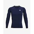 maglia heatgear comp manica lunga blu scuro l