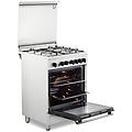 cucina gas forno elettrico dmw 64 lsg bianco