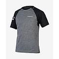 maglia singletrack manica corta grigio nero xxl