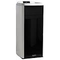 termostufa a pellet idroventilata modello tina lux 20 kw black line version colore bianco
