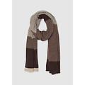 - sciarpa in misto lana multicolor donna marrone beige taglia one size