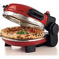 forno pizza gourmet 1500w 400&deg;c pietra refrattaria rosso