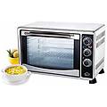 forno elettrico ventilato 35lt multiforno 1500w timer 4 livelli calore mbs35