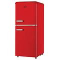 eltronic mf110rcdp frigorifero con congelatore libera installazione doppia porta 110 l rosso