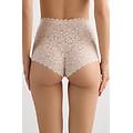 culotte vita alta in pizzo donna naturale taglia 4