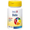 long life longlife biotin 300 mcg 100 compresse